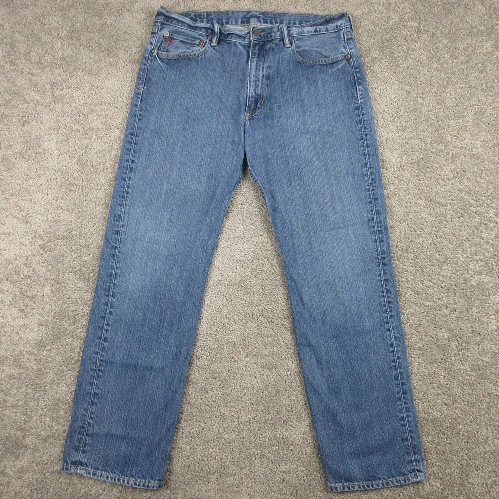 Polo Ralph Lauren Jeans Mens 34x30 Blue 867 Classic Fit Faded Cotton Denim Pants